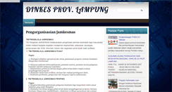 Desktop Screenshot of dinkeslampung.blogspot.com