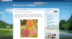 Desktop Screenshot of glennasloveofstitching.blogspot.com