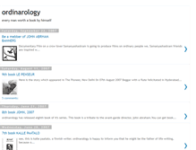 Tablet Screenshot of ordinarology.blogspot.com