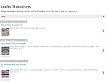 Tablet Screenshot of craftsandcrochets.blogspot.com