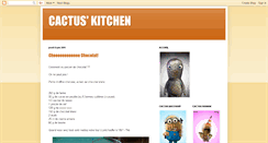 Desktop Screenshot of cactuskitchen.blogspot.com