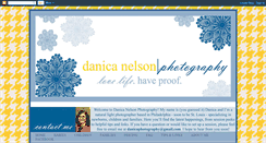 Desktop Screenshot of danicanelsonphotography.blogspot.com