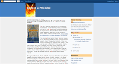 Desktop Screenshot of beholdaphoenix.blogspot.com