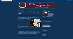 Desktop Screenshot of freshmincemeat.blogspot.com