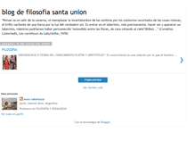 Tablet Screenshot of blogdefilosofiasantaunion.blogspot.com