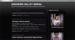 Desktop Screenshot of anggerikvalleybridal.blogspot.com