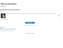 Tablet Screenshot of oficinadeestilo.blogspot.com