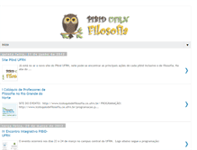 Tablet Screenshot of pibid-filosofia-ufrn.blogspot.com