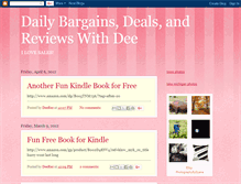 Tablet Screenshot of bargainsanddealswithdee.blogspot.com