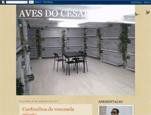 Tablet Screenshot of cesarcanarios.blogspot.com
