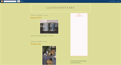 Desktop Screenshot of lazydogpottery.blogspot.com