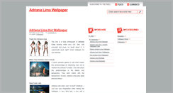 Desktop Screenshot of freeadrianalimawallpaper.blogspot.com