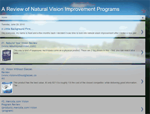 Tablet Screenshot of natural-vision-improvement-reviews.blogspot.com