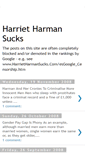 Mobile Screenshot of harrietharmansucks.blogspot.com