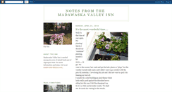 Desktop Screenshot of madawaskavalleyinn.blogspot.com