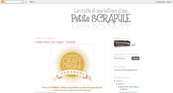 Desktop Screenshot of petitescrapule.blogspot.com