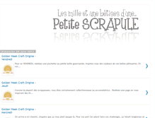 Tablet Screenshot of petitescrapule.blogspot.com