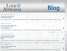 Tablet Screenshot of loebappraisal.blogspot.com