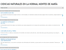 Tablet Screenshot of cienciasnaturalesmontesdemaria.blogspot.com