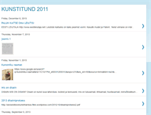 Tablet Screenshot of kunstitunnis.blogspot.com