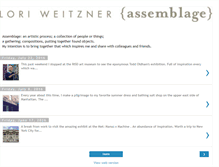 Tablet Screenshot of loriweitznerassemblage.blogspot.com