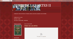 Desktop Screenshot of feriadelasartes2.blogspot.com