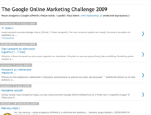 Tablet Screenshot of googleonlinemarketingchallenge2009.blogspot.com