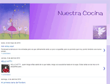 Tablet Screenshot of mercedes-nuestracocina.blogspot.com