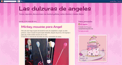 Desktop Screenshot of lasdulzurasdeangeles.blogspot.com