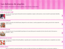 Tablet Screenshot of lasdulzurasdeangeles.blogspot.com