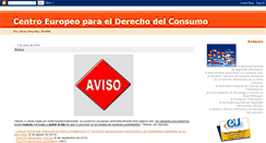 Desktop Screenshot of derechoconsumo.blogspot.com
