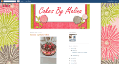 Desktop Screenshot of cakesbymelina.blogspot.com