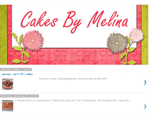 Tablet Screenshot of cakesbymelina.blogspot.com