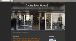 Desktop Screenshot of cyclessainthonore.blogspot.com