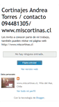 Mobile Screenshot of miscortinas.blogspot.com