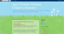 Desktop Screenshot of agroturismopanama.blogspot.com