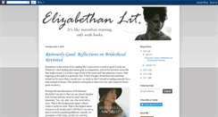 Desktop Screenshot of elizabethanlit.blogspot.com