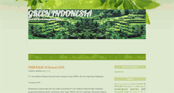 Desktop Screenshot of greenindonesia.blogspot.com