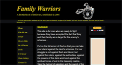 Desktop Screenshot of family-warriors.blogspot.com