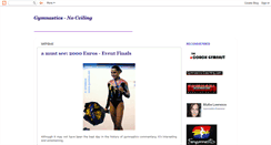 Desktop Screenshot of gymnasticsnoceiling.blogspot.com