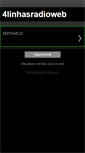 Mobile Screenshot of 4linhasradioweb.blogspot.com