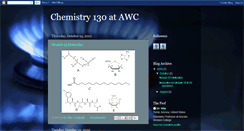 Desktop Screenshot of chem130.blogspot.com