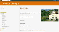 Desktop Screenshot of misskslitblog5.blogspot.com