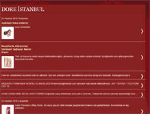Tablet Screenshot of dorestanbul.blogspot.com