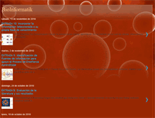 Tablet Screenshot of informatikmedik1.blogspot.com