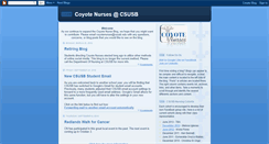 Desktop Screenshot of coyotenurses.blogspot.com