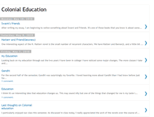 Tablet Screenshot of colonialeducation.blogspot.com