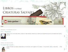 Tablet Screenshot of librosyotrascriaturassalvajes.blogspot.com