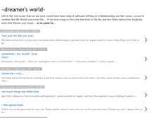 Tablet Screenshot of 1dreamersworld.blogspot.com