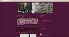 Desktop Screenshot of frugalinthecitynyc.blogspot.com